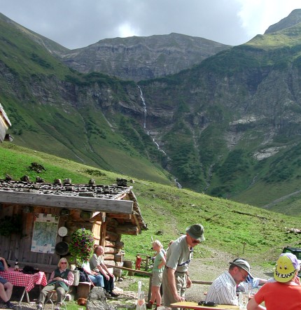 Talschluss des Dieterbachtales mit der Dietersbacher-Alpe