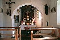 Marienkapelle in Gerstruben: Altar (Foto: Herbert Gruber)