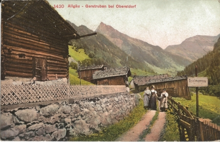 Postkarte aus dem Jahr 1906