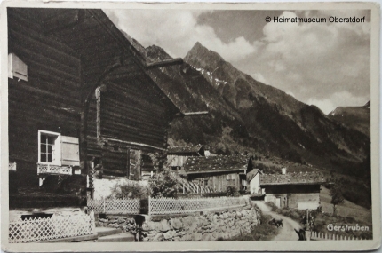 Gestruben im Jahr 1916 auf einer Postkarte der Firma Heimhuber